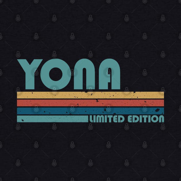 Proud Limited Edition Yona Name Personalized Retro Styles by Kisos Thass